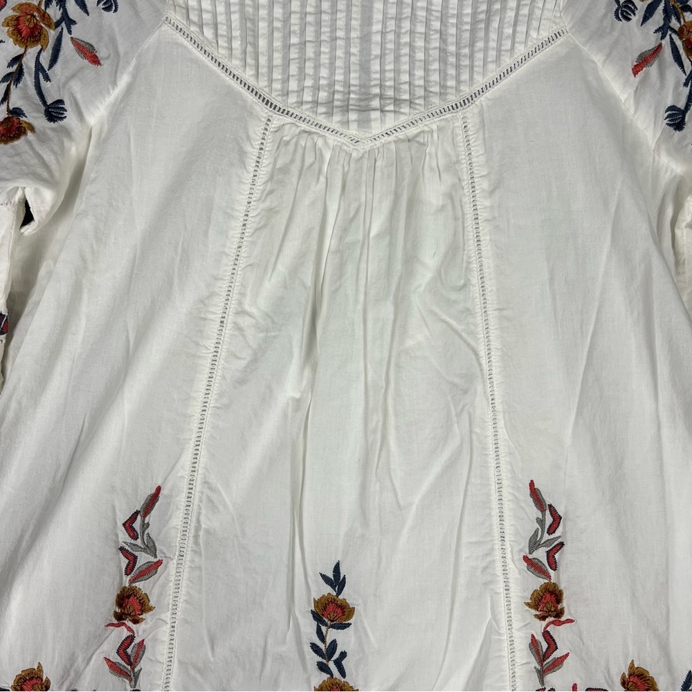 🛑 SOLD 🛑 Free People Womens Large Pavlo Embroidered Shift Dress Bohemian - Picture 5 of 16